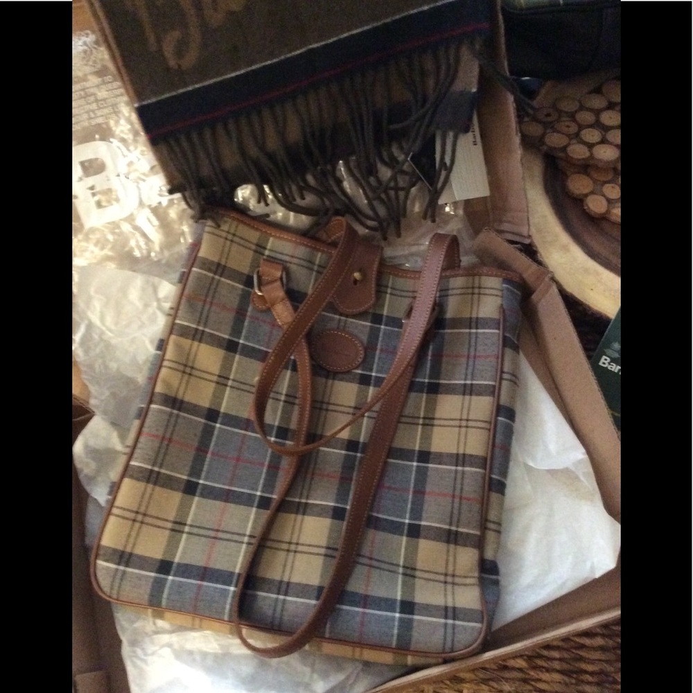 Barbour Dress Tartan Bag - Picture 1 of 5